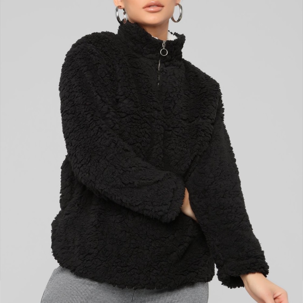 Fashion Nova Karmen fuzzy Jacket